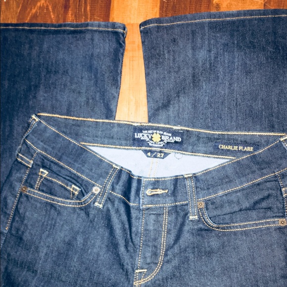 Dark wash Lucky flared jeans - Picture 4 of 4